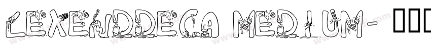 LexendDeca Medium字体转换